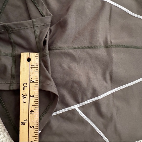 Free People You're A Peach Shorty Shorts Olive Size Medium - Picture 5 of 8